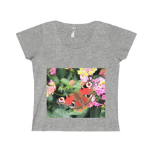 Ladies Fine Jersey Scoop Neck T-Shirt