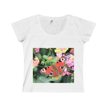 Ladies Fine Jersey Scoop Neck T-Shirt