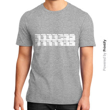 District T-Shirt (on man) Heather grey printify-dev-2