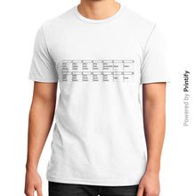 District T-Shirt (on man) White printify-dev-2