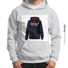 Gildan Hoodie (on man) Ash grey printify-dev-2