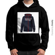 Gildan Hoodie (on man) Black printify-dev-2