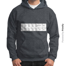 Gildan Hoodie (on man) Dark heather printify-dev-2