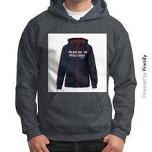 Gildan Hoodie (on man) Dark heather printify-dev-2