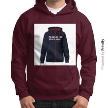 Gildan Hoodie (on man) Maroon printify-dev-2