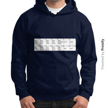 Gildan Hoodie (on man) Navy printify-dev-2