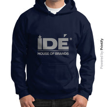 Gildan Hoodie (on man) Navy printify-dev-2