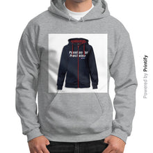 Gildan Hoodie (on man) Sport grey printify-dev-2
