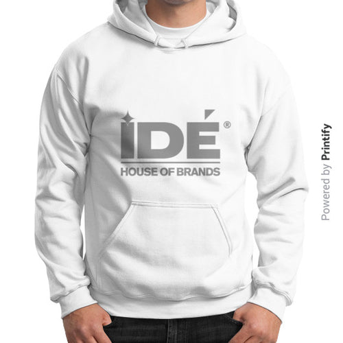 Gildan Hoodie (on man) White printify-dev-2