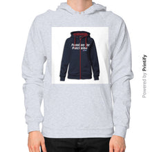 Hoodie (on man) Heather grey printify-dev-2