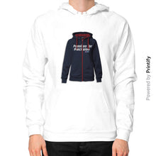 Hoodie (on man) White printify-dev-2