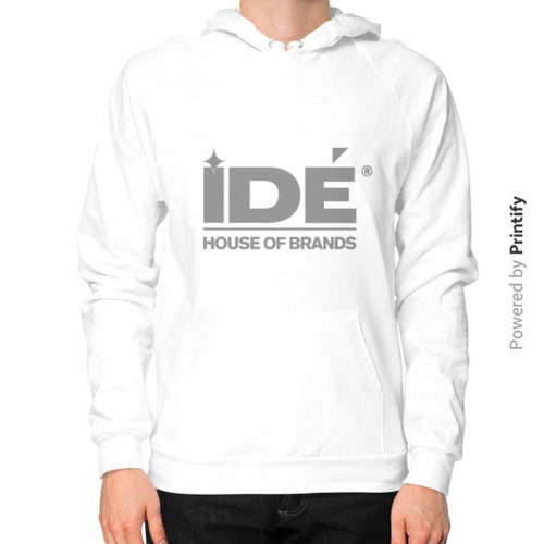 Hoodie (on man) White printify-dev-2