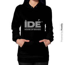 Hoodie (on woman) Black printify-dev-2