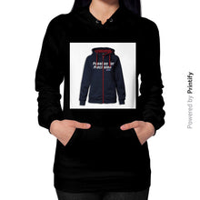 Hoodie (on woman) Black printify-dev-2