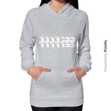 Hoodie (on woman) Heather grey printify-dev-2