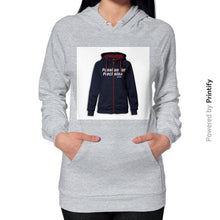 Hoodie (on woman) Heather grey printify-dev-2