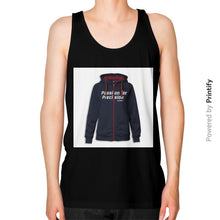 Unisex Fine Jersey Tank (on man) Black printify-dev-2
