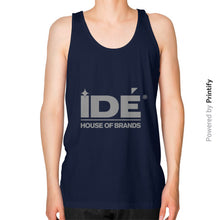 Unisex Fine Jersey Tank (on man) Navy printify-dev-2