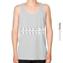 Unisex Fine Jersey Tank (on man) Silver printify-dev-2