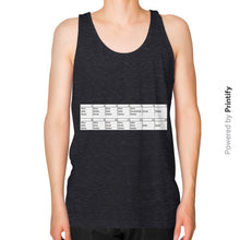 Unisex Fine Jersey Tank (on man) Tri-Blend Black printify-dev-2
