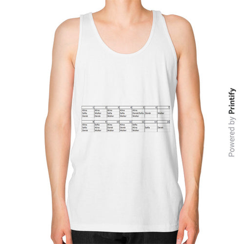 Unisex Fine Jersey Tank (on man) White printify-dev-2
