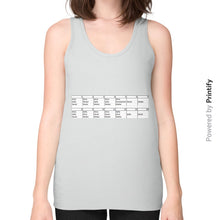 Unisex Fine Jersey Tank (on woman) Silver printify-dev-2