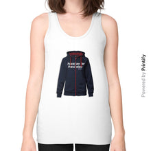 Unisex Fine Jersey Tank (on woman) White printify-dev-2