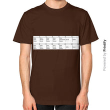 Unisex T-Shirt (on man) Brown printify-dev-2