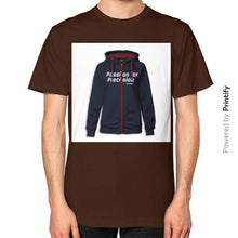 Unisex T-Shirt (on man) Brown printify-dev-2