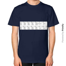 Unisex T-Shirt (on man) Navy printify-dev-2