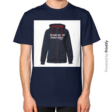 Unisex T-Shirt (on man) Navy printify-dev-2