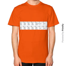 Unisex T-Shirt (on man) Orange printify-dev-2