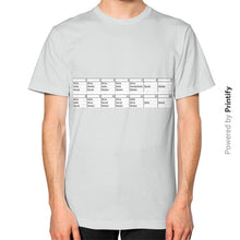 Unisex T-Shirt (on man) Silver printify-dev-2