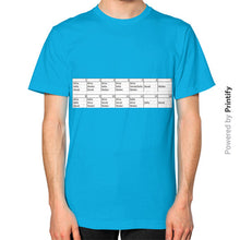 Unisex T-Shirt (on man) Teal printify-dev-2