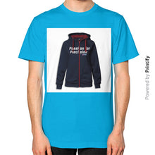 Unisex T-Shirt (on man) Teal printify-dev-2