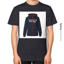 Unisex T-Shirt (on man) Tri-Blend Black printify-dev-2