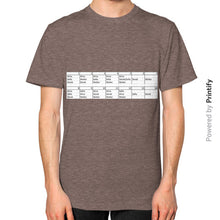 Unisex T-Shirt (on man) Tri-Blend Coffee printify-dev-2