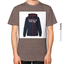 Unisex T-Shirt (on man) Tri-Blend Coffee printify-dev-2