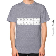 Unisex T-Shirt (on man) Tri-Blend Grey printify-dev-2