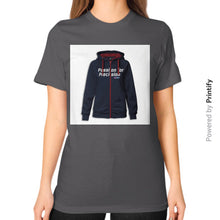 Unisex T-Shirt (on woman) Asphalt printify-dev-2