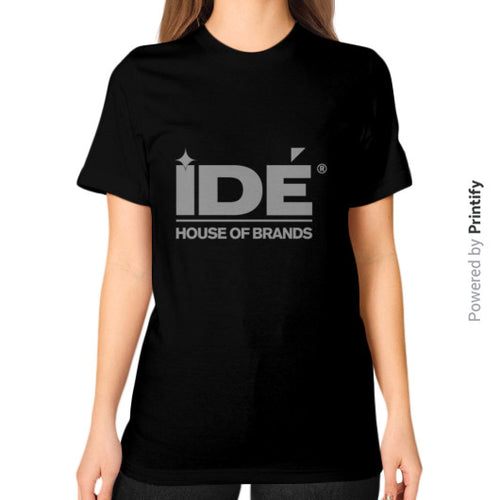 Unisex T-Shirt (on woman) Black printify-dev-2