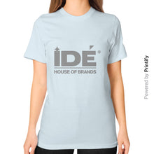 Unisex T-Shirt (on woman) Light blue printify-dev-2