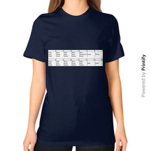 Unisex T-Shirt (on woman) Navy printify-dev-2