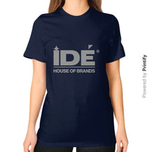 Unisex T-Shirt (on woman) Navy printify-dev-2