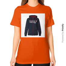 Unisex T-Shirt (on woman) Orange printify-dev-2