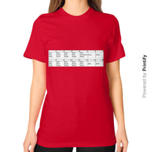 Unisex T-Shirt (on woman) Red printify-dev-2