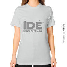 Unisex T-Shirt (on woman) Silver printify-dev-2