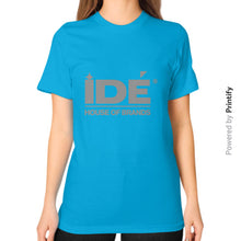 Unisex T-Shirt (on woman) Teal printify-dev-2