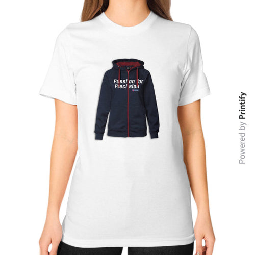 Unisex T-Shirt (on woman) White printify-dev-2