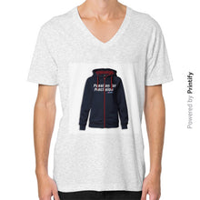 V-Neck (on man) Ash grey printify-dev-2